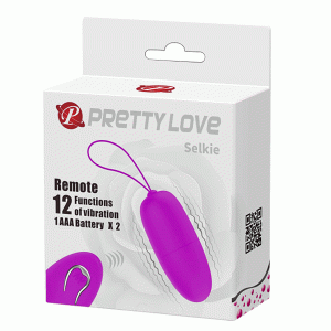 Pretty Love Selkie Remote Control Vibrating Egg Purple