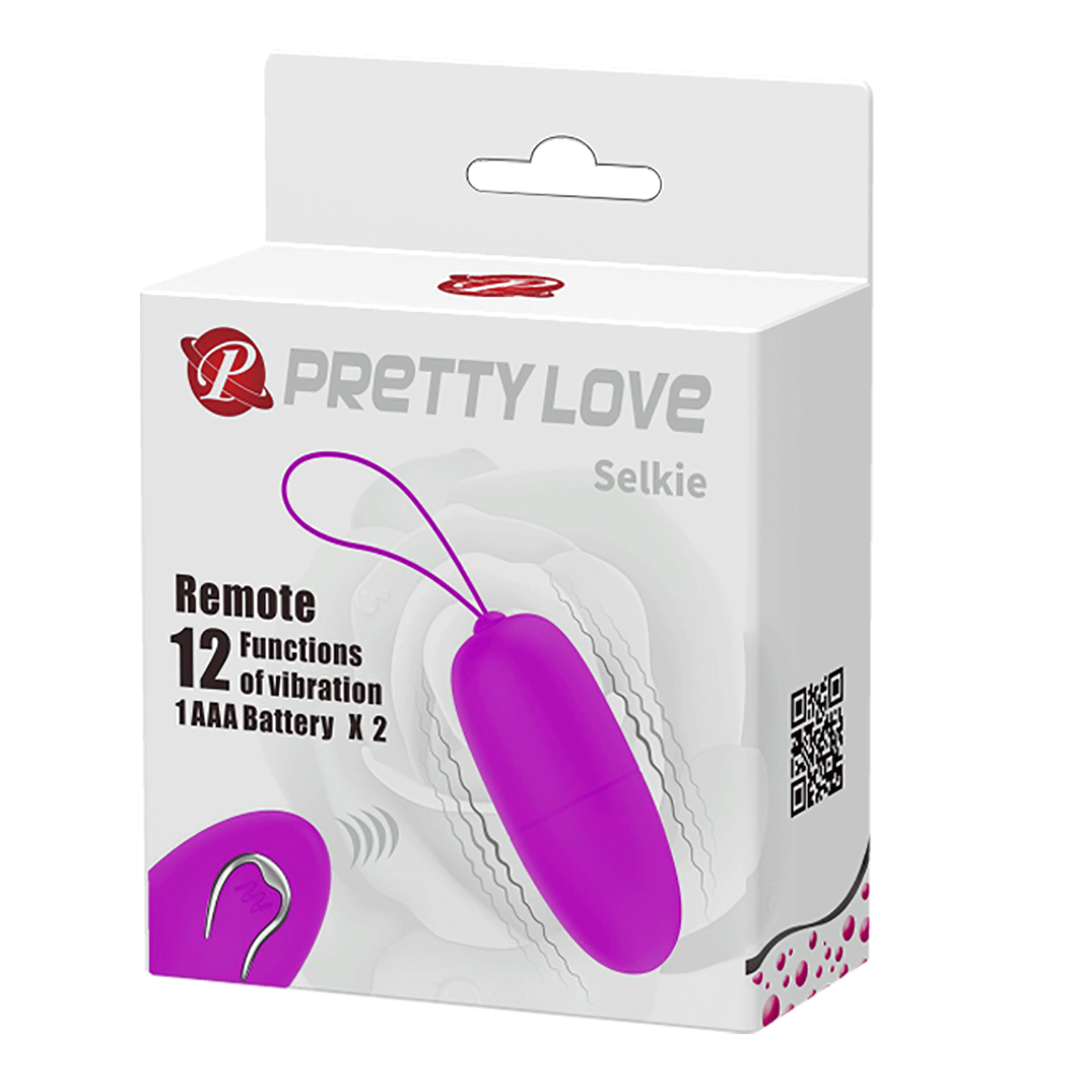 Pretty Love Selkie Remote Control Vibrating Egg Purple