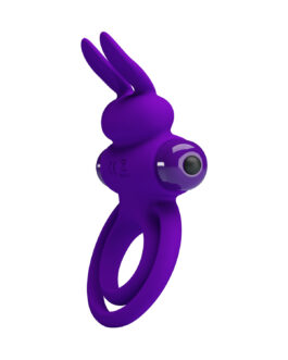 Pretty Love Vibrant Penis Ring III Purple - Image 3