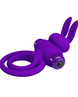 Pretty Love Vibrant Penis Ring III Purple - Image 4