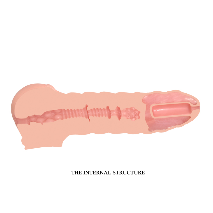 Crazy Bull Bigger Man 8.6″ Vibrating Penis Sleeve Masturbator - Image 2