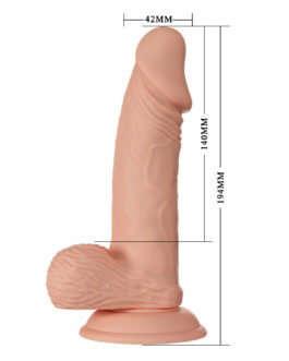 Zebulon Glide and Slide 7.6″ Dildo - Image 2
