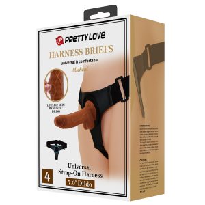 Pretty Love Michael Strap On Harness with Dildo