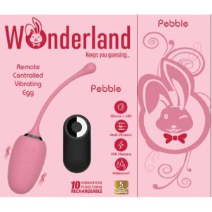 Wonderland Pebble Remote Controlled Vibrating Egg